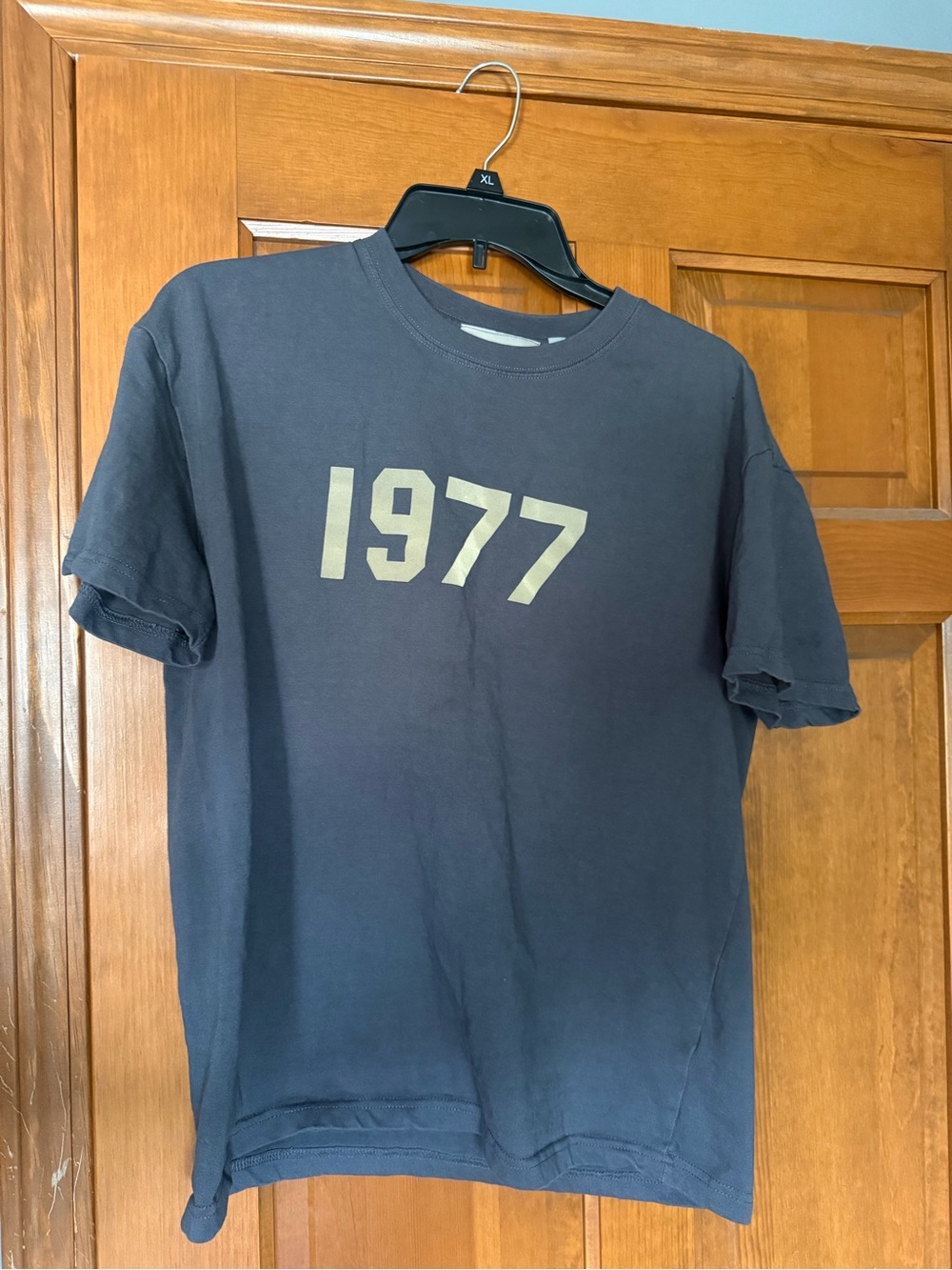 Fear of God Essentials 1977 Iron Grey Oversized T-Shirt Tee Size S